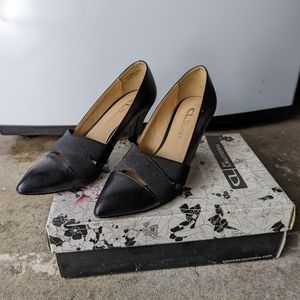 CL by Laundry, 6M, black heels